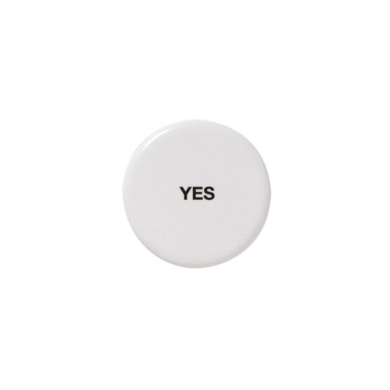 Yoko Ono YES badge
